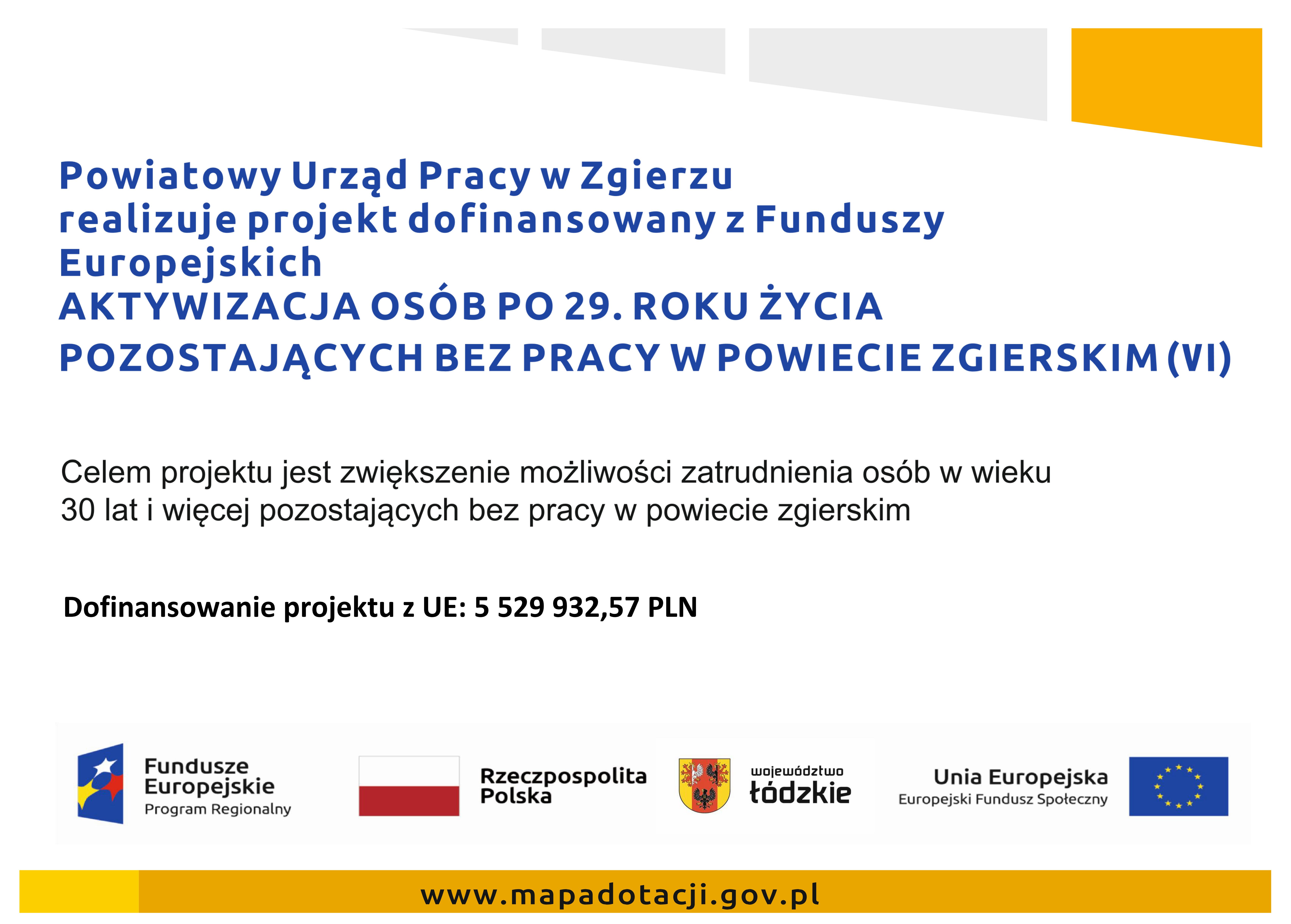 plakat RPO WŁ VI