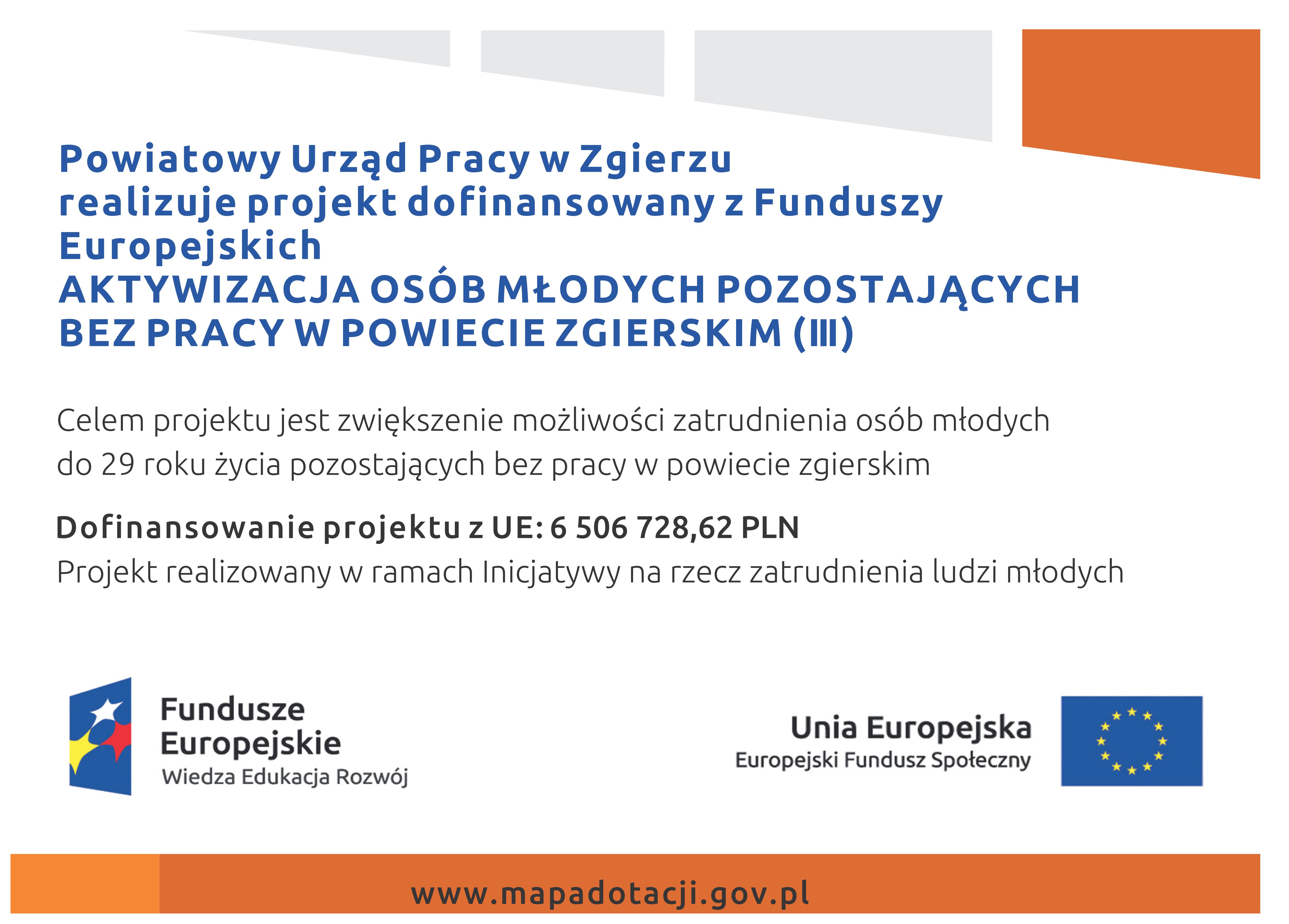 Plakat promujący program PO WER